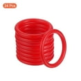 thumbnail image 3 of Unique Bargains 4cm Plastic Carnival Ringtoss Rings Hoop Party Favor Game, Red 24 Pack, 3 of 5