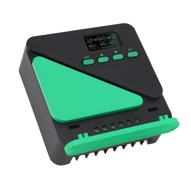 Pantalla LCD Regulador Del Panel Solar Fit MPPT Controlador De Carga Solar 12V 24V Regulador Inteligente Pantalla LCD Para La Carga De Batería De Litio Inundado De Gel AGM