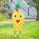 thumbnail image 2 of EeaseMX Disfraz de frutas y verduras para niños Ropa de fiesta para niños Disfraces para Halloween Cosplay Vacaciones de Navidad (piña, patrón aleatorio, línea y color), 2 of 7