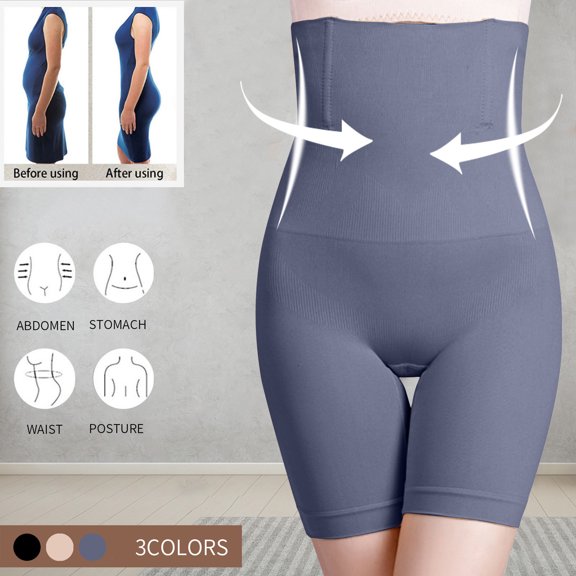 Pitauce High Waisted Shapewear Shorts for Women Tummy Control Butt Lifting Thigh Slimming Body Shaper Shorts (Available in Plus Size)