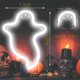 thumbnail image 1 of Letrero De Neón De Halloween Decoración De Halloween Letrero Led De Luz De Neón Para Decoración De Pared Fiesta De Halloween Regalo Para Niños Sala De Estar Dormitorio Cumpleaños B, 1 of 4