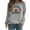 Gray, variant on Comfy Halloweentown Sweatshirt T Shirt Vintage Halloween Sweatshirts For Women Or Men Graphic Brown Hoodie Flannel Hoodies for Women