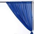 thumbnail image 4 of AK TRADING CO. 120" Wide (10Ft Wide) Sheer Voile Drape Panels for Backdrop, Wedding Events, Ceiling Drapes, Event Masking, Decor - Select from 6ft to 50ft Length. (10 feet x 25 feet, Royal Blue), 4 of 6