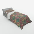 thumbnail image 3 of Ambesonne Colorful Bedding Set 4 Pcs, Classic Circular Shape, Queen, Green Pink, 3 of 3