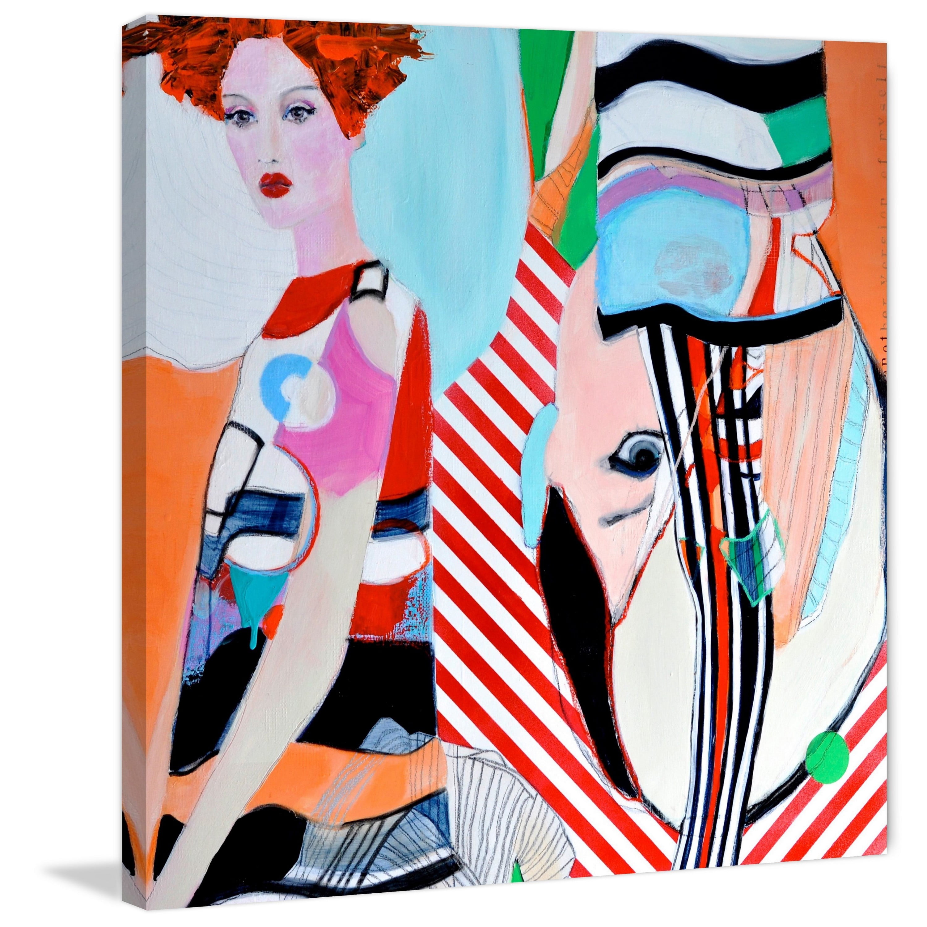 Antipode Painting Print on Wrapped Canvas
