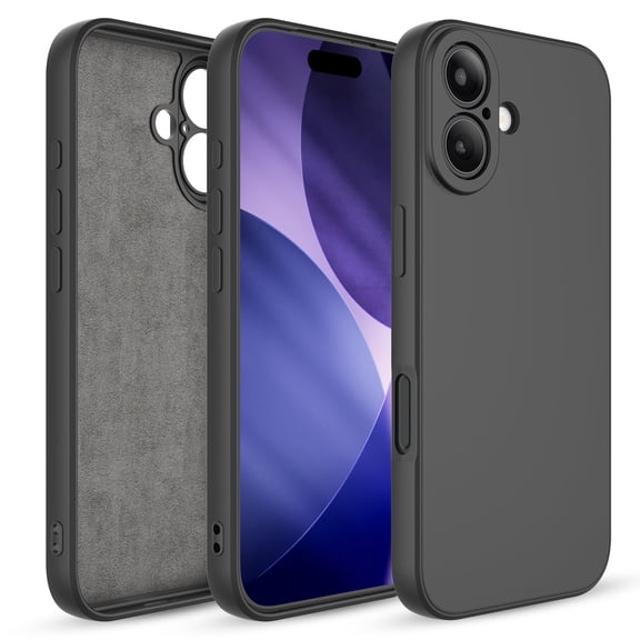 Elegant Choise for iPhone 17/17 Air/17 Pro/17 Pro Max Silicone Case Soft Anti-Scratch Protective Cover