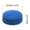 thumbnail image 2 of Puntas de taco de billar Uxcell de 12 mm de diámetro, 20 piezas, color azul, 2 of 5