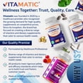 thumbnail image 6 of Vitamatic Calcium Magnesium Complex - 1000mg Calcium, 500mg Magnesium, Gluten-Free & Gluten Free - Supplement for Bone Health – 240 Tablets, 6 of 10