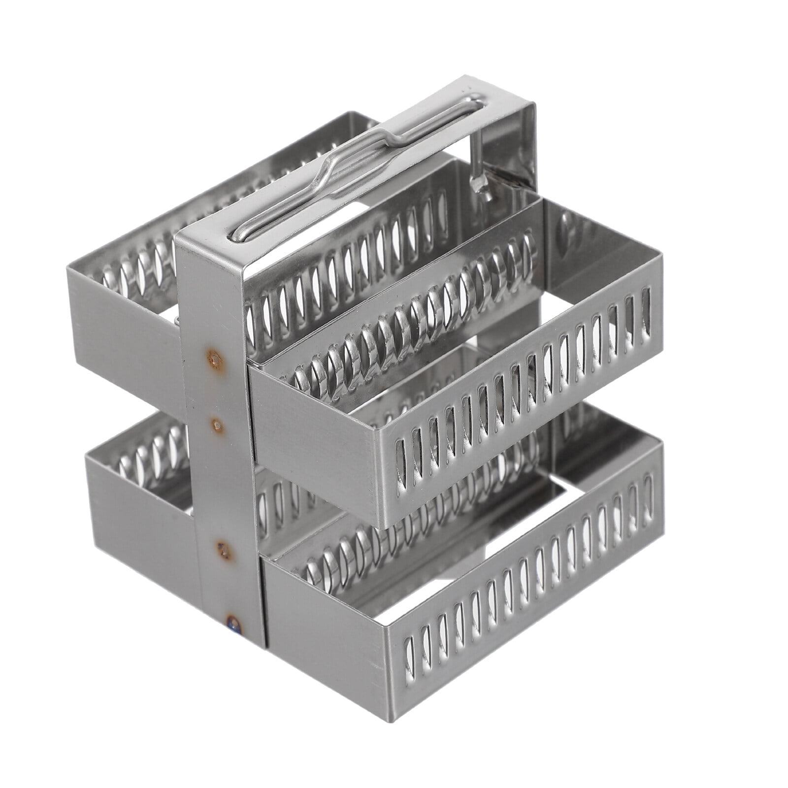 Stainless steel microscope slides holder Glass Slides Rack Stainless