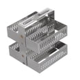 thumbnail image 4 of MasteelfCA Glass Slides Rack Stainless Staining Rack 30 Positions Microscope Slides Holder, 4 of 7