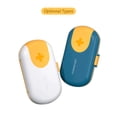 thumbnail image 2 of Medicine Box 4 Compartments Convenient Travel Mini Portable Small Tablet Pill Dispenser Medicine Cutter Sealed, 2 of 7