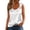 White, variant on Women's Silk Satin Camisole Tank Tops O-Ring Strap V Neck Casual Sleeveless Blouses Summer Business Work Shirts
