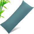 thumbnail image 1 of Chenchen Body Cooling Pillow Cases Cover, Bamboo Rayon Pillowcases with Zipper Closure, Cool and Breathable Pillow Case for Hot Sleepers and Night Sweats, 20x54 inches, Teal, 1 of 1