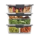 thumbnail image 2 of Recipientes Rubbermaid Brilliance para almacenar alimentos, juego de 3, 2 of 7