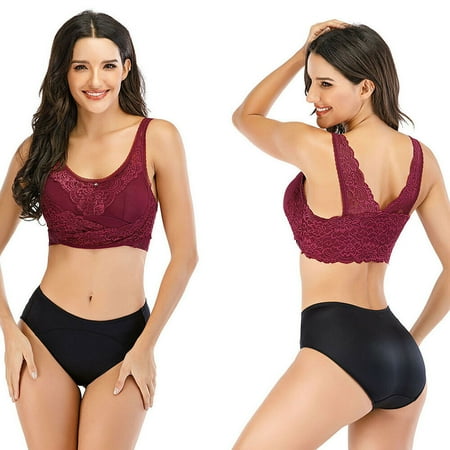 

Women Seamless Underwear Fitness Yoga Sports Bra Stretch Workout Padded Top Vest