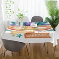 thumbnail image 6 of Coolnut Mardi Gras Rectangle Tablecloth Spill-Proof Polyester Table Cloth Table Cover for Kitchen Dining Picnic Holiday Party Decoration, 54"x72", 6 of 7