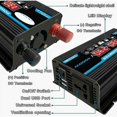 thumbnail image 2 of Inversor de onda sinusoidal pura de 4000 W Transformador de inversor de onda sinusoidal de 12 V 220 V con control remoto inalámbrico Pantalla LED 2 puertos USB para viajes de camping en automóvil Vhermosa BST3060047, 2 of 5