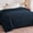 Navy Blue, variant on Sonive Down Alternative Comforter - All Season Duvet Insert, Queen Size Comforter with Corner Tabs & Box Stitching, Machine Washable, Black