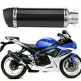 thumbnail image 4 of Muffler Pipe,51mm Universal Motorcycle Modified Carbon Fiber Exhaust Muffle Exhaust Muffler Pipe Smart Functionality, 4 of 8