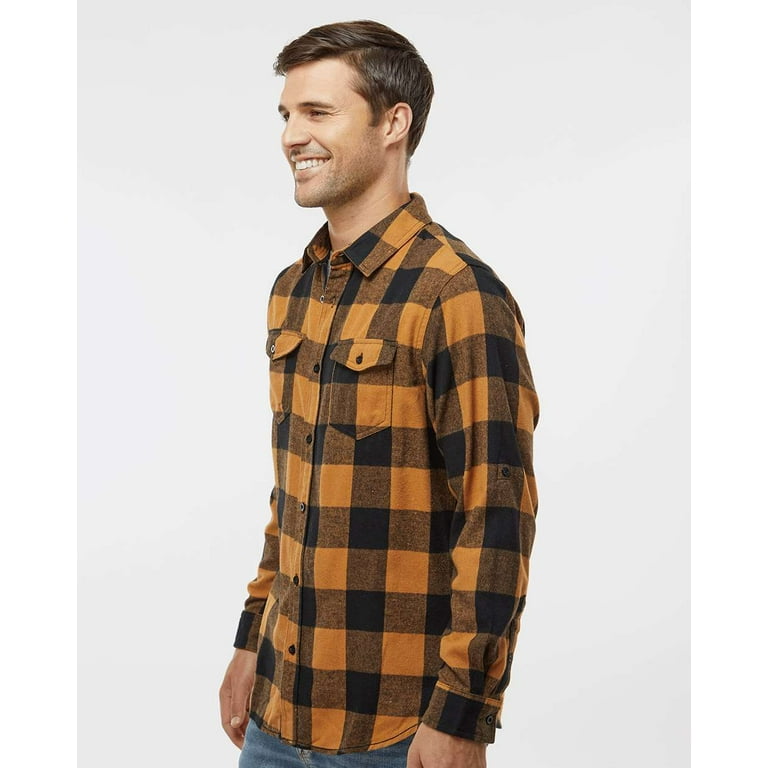 Burnside Men's Vector Buffalo Plaid Flannel Long Sleeve Shirt : :  Clothing & Accessories