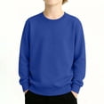 thumbnail image 6 of DAETIROS Girls Cotton Sweatshirts Soft Long Sleeve Pullover Fall Winter Tops for Kids Crew Neck Casual Shirts, 6 of 7