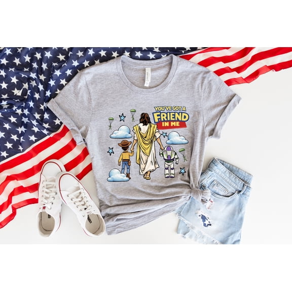 Moonlight Apparel Women's Inspirational Friendship Graphic T-Shirt Crew Neck Short Sleeve Relaxed Fit Casual Printed Tee for Everyday Wear