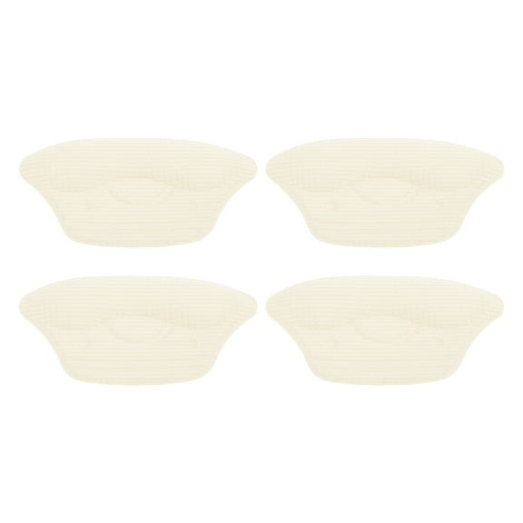 Unique Bargains 2 Pair Breathable Heel Pads for Prevent Rubbing 0.28'' Beige