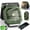 Green, variant on Fohil 20000mAh Solar Camping Fan with LED Light, Solar/USB Charging, 4-Speed Fan,3 Timer Settings, Phone Charging for Camping Fishing Outdoor, Green