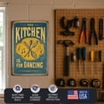 thumbnail image 5 of This Kitchen is for Da Metal Poster by DC | Vintage Tin Sign Wall Art for Indoor Use | 12x18" Rust-Free Aluminum Decor for Kitchen | UV Protected & Weatherproof Print | Made in USA, 5 of 7