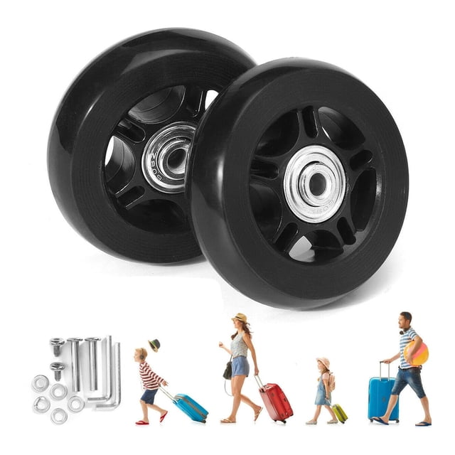 JFBUJC Valise à Roulettes Silencieuse et Flexible Roue Universelle Coureur en Caoutchouc Roulement de Valise Kit de Réparation