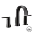 thumbnail image 3 of Moen Doux Black Two-Handle Bathroom Faucet, 3 of 7