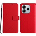 thumbnail image 1 of HT06 For Xiaomi Redmi Note 14 5G Wallet Phone Case Imprint PU Leather Flip Folio Cover - Green, 1 of 5