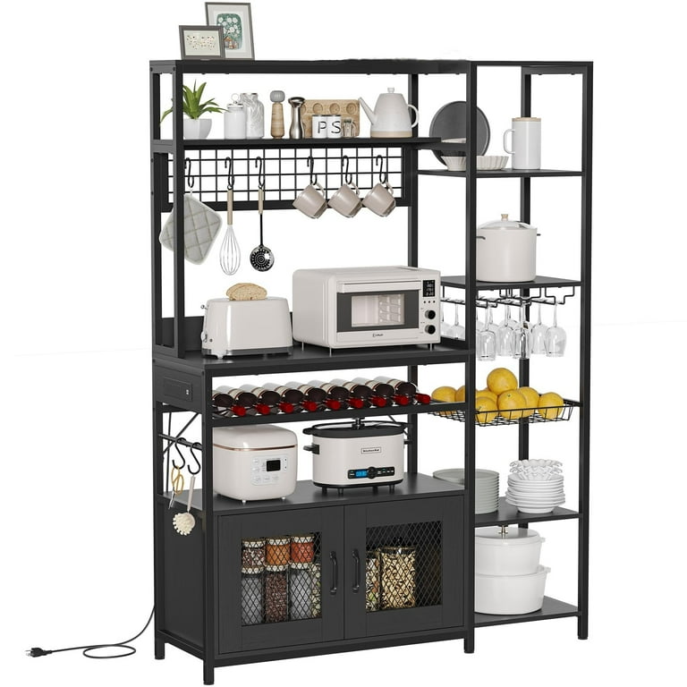 Aquzee 6 Tiers Bakers Racks For Kitchens, 70.8"H X 47.2"W X