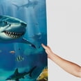 thumbnail image 3 of Orinice Shark Bathroom Decor Set Colorful Luxurious Graphic Polyester Fabric Fashion with Hooks Shower Curtain Set Chic Modern Bathroom Decor 36x72, 3 of 7