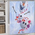 thumbnail image 2 of Frozen-Olaf Shower Curtain,Shower Curtain Liner,Shower Curtain Fall Waterproof in Bath 72x72 inches,Long Shower Curtains Set with Curtain Hooks, 2 of 4