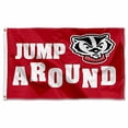 thumbnail image 2 of College Flags & Banners Co. Wisconsin Badgers Jump Around Flag, 2 of 4