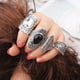 thumbnail image 1 of Juego de 4 anillos apilables vintage bohemians Xihbxyly para mujer, 1 of 7