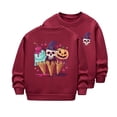 thumbnail image 1 of GDREDA Chandails à Capuchon & Chandails en Molleton pour Garçons - Chandail à Capuchon à Manches Longues Cool pour Enfants Design Sorcière d'Halloween Col Rond Épais Mode Décontractée pour Enfants, 1 of 2