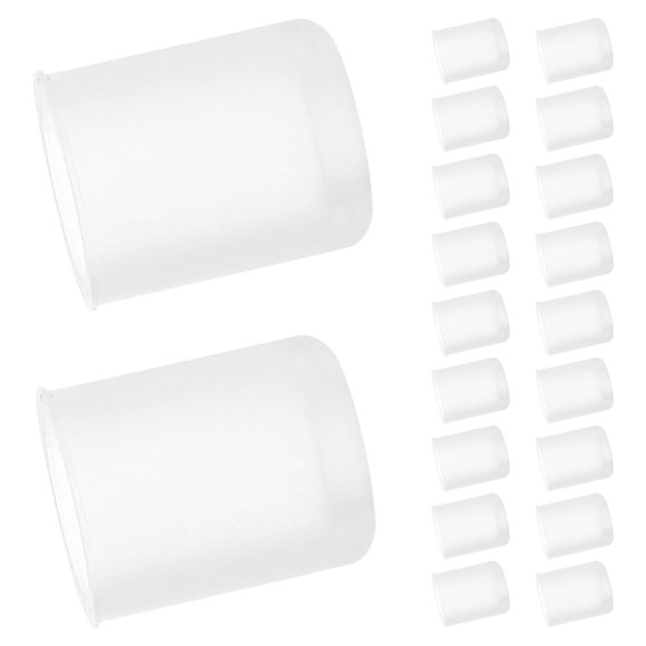 CIMAXIC 20Ud Cubiertas De Silicona Para Sorbetes Para Evitar Daños Y