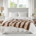 thumbnail image 4 of Home Soft Things Faux Fur Throw - Citraka - Brown - 50" x 60", 4 of 7