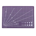 thumbnail image 4 of Tapete de corte A5 de PVC, tabla de cortar, banco de trabajo, costura Manual de retales, cuchillo DIY, grabado de cuero, base de un solo lado, 1 Uds., 4 of 4