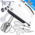 thumbnail image 2 of Charlodey 7 Speed Hand Mixer for Kitchen Quick with 6 Stainless Accessories 6 Measuring Spoons Egg Separator for Easy Whipping Dough Baking Cake Egg Home and kitchen Multicolor, 2 of 4