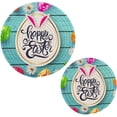 thumbnail image 7 of SKYSONIC Easter Eggs Flower Pot Holders Trivets, 2 Pcs Heat Resistant Trivets,Blue Board Cotton Thread Weave Mats for Hot Pads Pans Pot Bowl Teapot for Kitchen Decor, 7 of 7