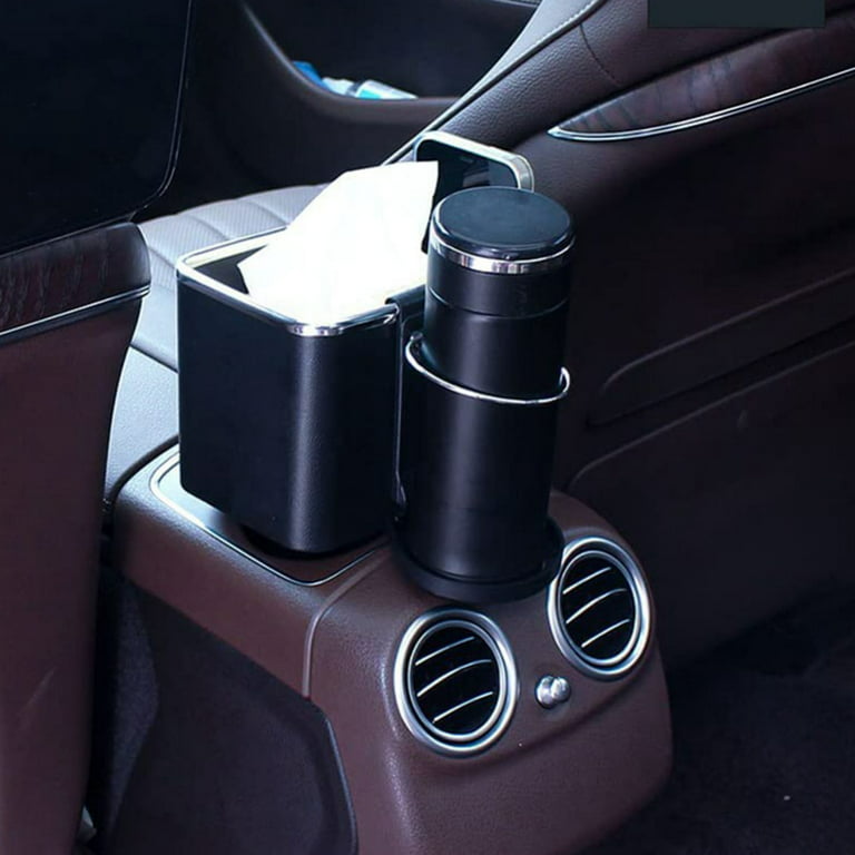 Tote Car Organizer Front Seat with Tissue Box & Cup Holder