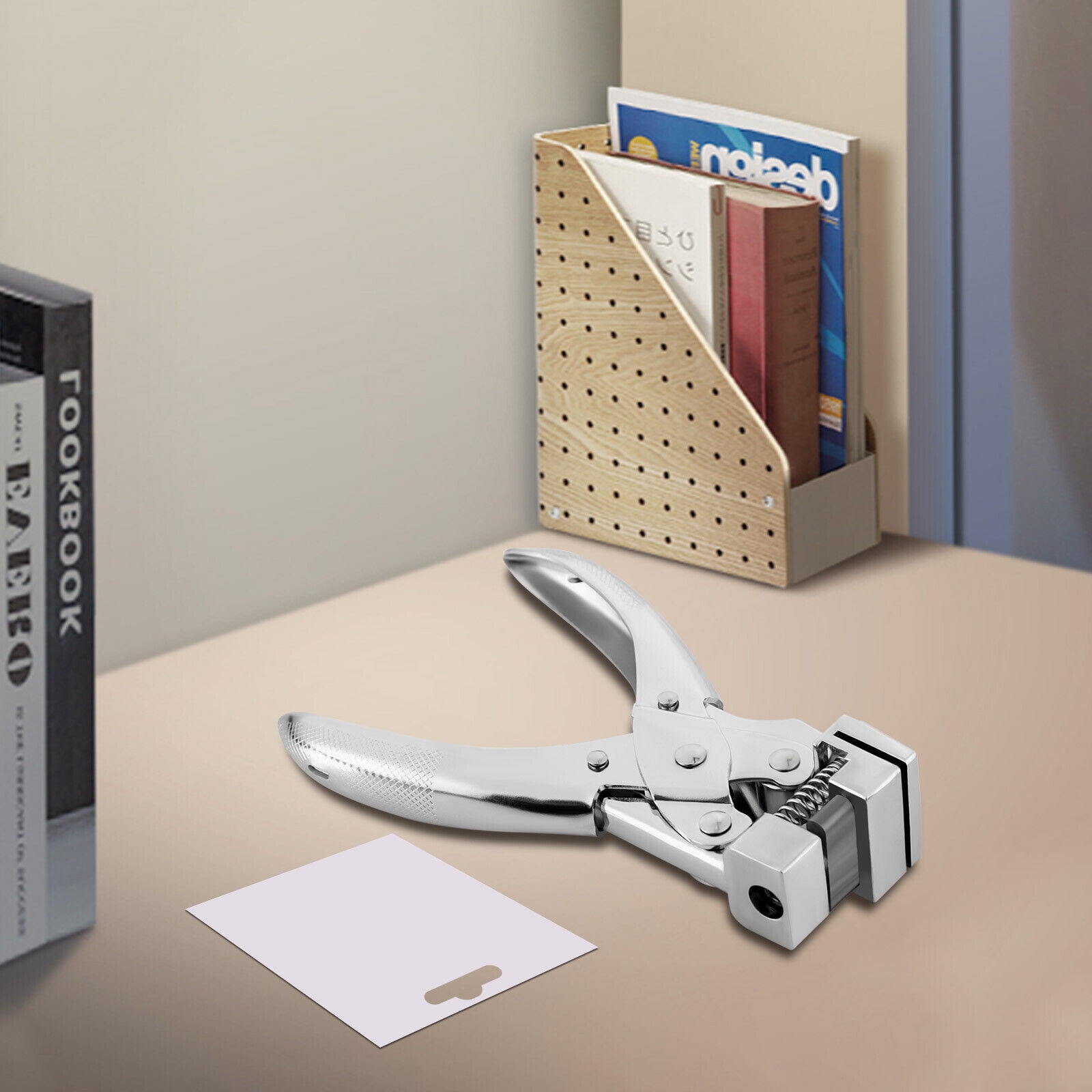 Modern Compact Design T Slot Shape Hole Punch Steel Handheld Hanger Airplane Hole Punch,6.4*3.9inch T-shape Hole Puncher