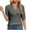 Gray1, variant on yillto Womens Basic Shirts V Neck Short Sleeve Causal Tunic Tee Summer Trendy Fashion Loose Tops