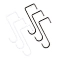 thumbnail image 7 of 6 Pack Vinly Fence Hooks, 2 x 6 inch Patio Powder Coated Steel Fence Hangers for Hanging Plants, Planters, Bird Feeders, Lights, 7 of 7
