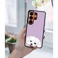 thumbnail image 5 of WIRESTER Shockproof Soft Rubber Cover Case for Samsung Galaxy S26 Ultra 6.9" 2026, Animal Maltese Dog On Pastel Lilac Background, 5 of 5
