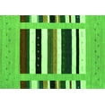 thumbnail image 1 of Ahgly Company Indoor Rectangle Abstract Green Contemporary Area Rugs, 2' x 4', 1 of 1