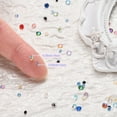 thumbnail image 6 of 3600-Pack Acrylic Diamonds, 0.12 Inch/3mm Wedding Table Scatter Confetti Crystals, Acrylic Diamonds Gems [Purple AB], 6 of 6